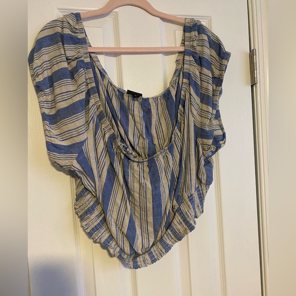 Striped crop top